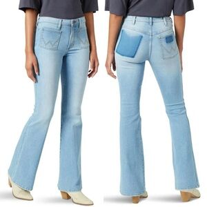 Wrangler Light Blue Flare Jeans